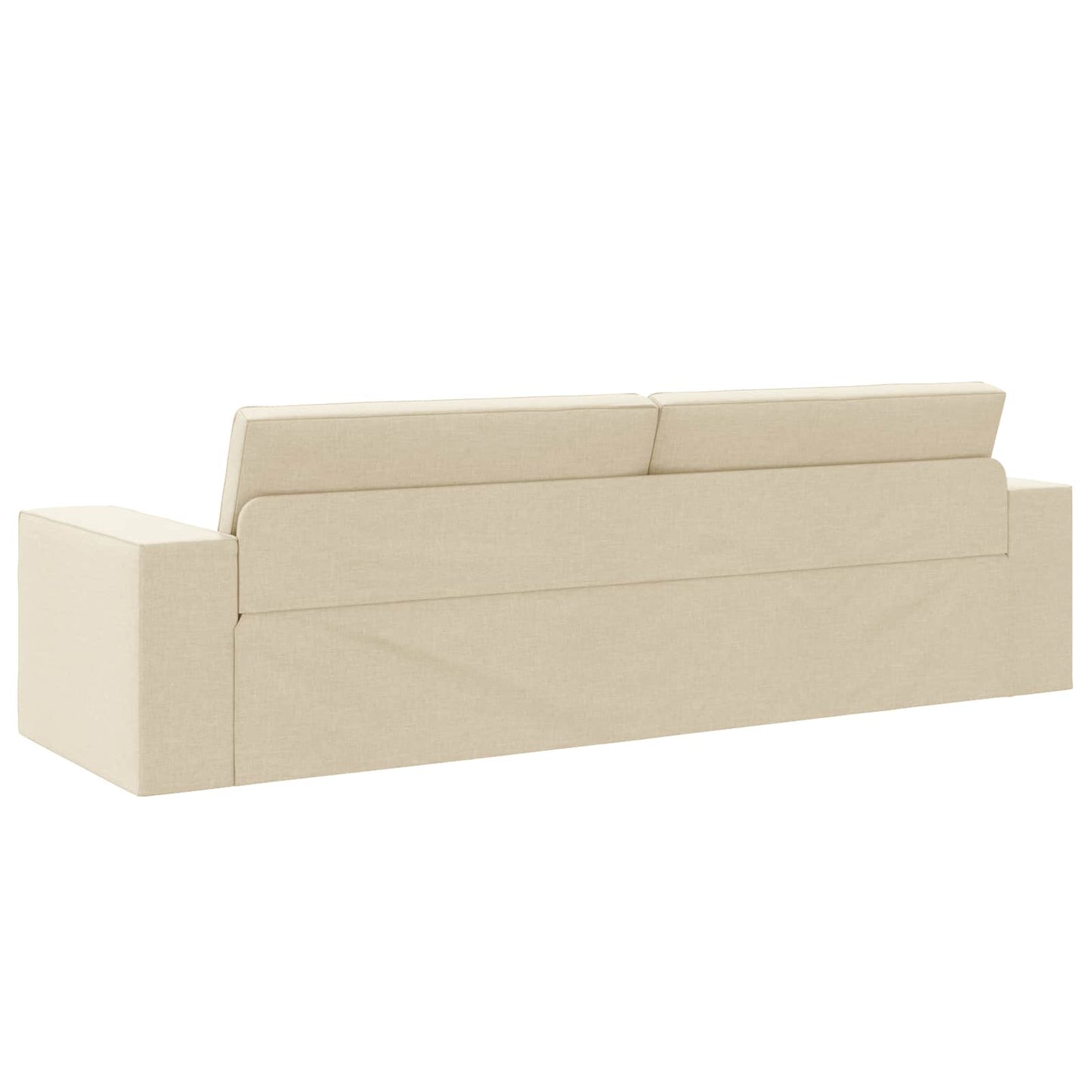 vidaXL Κρεβάτι καναπές Κρεμ 245 x 78 x 77 εκ. ύφασμα