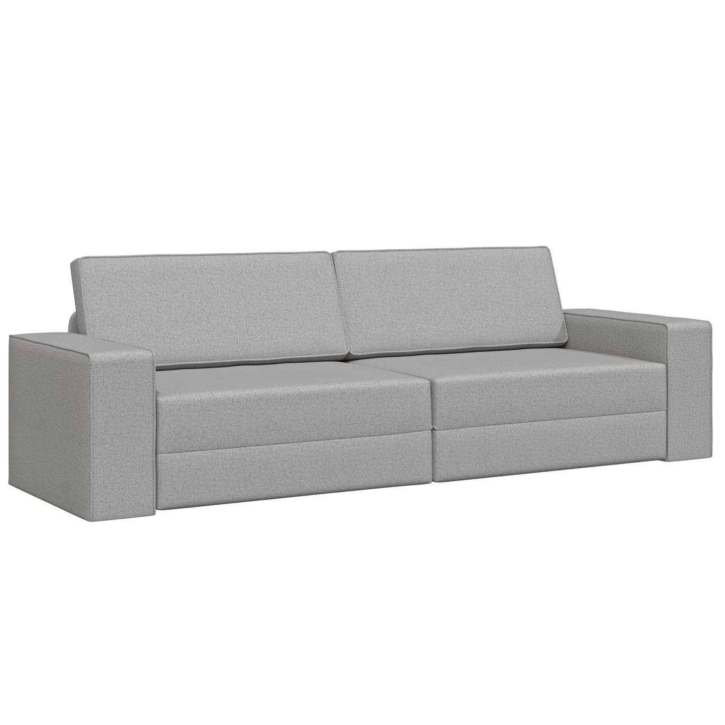 vidaXL Κρεβάτι καναπές Σκίουρος Γκρί 245 x 78 x 77 εκ. ύφασμα