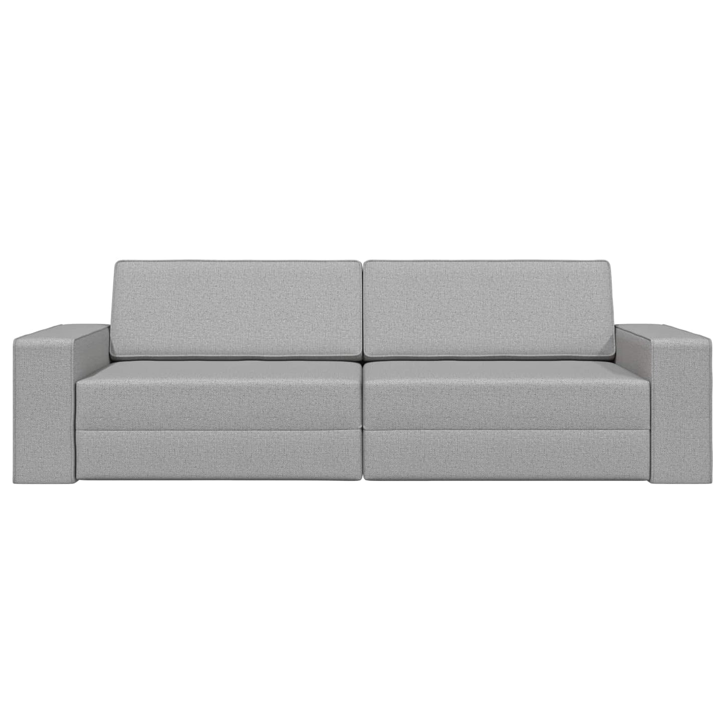 vidaXL Κρεβάτι καναπές Σκίουρος Γκρί 245 x 78 x 77 εκ. ύφασμα