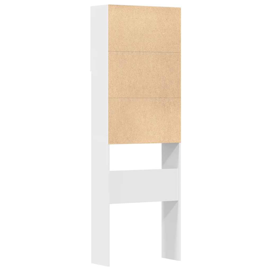 vidaXL Ντουλάπι πλυντηρίου ρούχων Λευκό 64x24x190 cm Ξύλινη κατασκευή