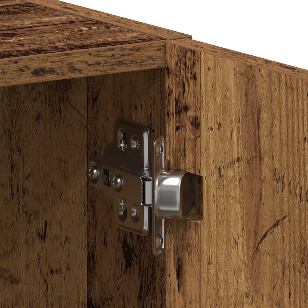 vidaXL Ντουλάπι πλυντηρίου ρούχων Παλιό ξύλο Κατασκευασμένο ξύλο