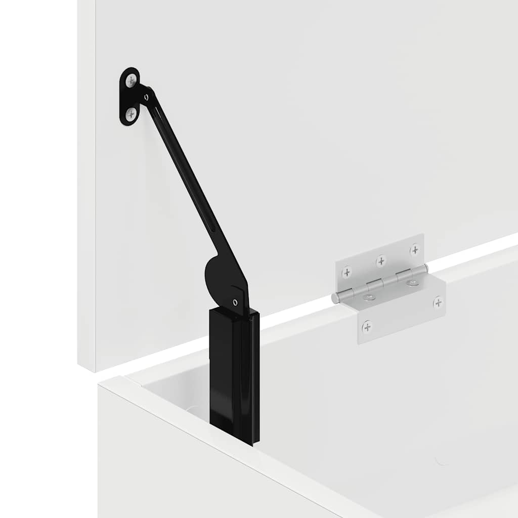 Πάγκος παπουτσιών vidaXL Λευκό 102x30,5x45 cm Κατασκευασμένο ξύλο