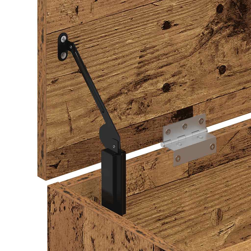 Πάγκος παπουτσιών vidaXL Παλαιό ξύλο 102x30,5x45 cm Ξύλο μηχανής