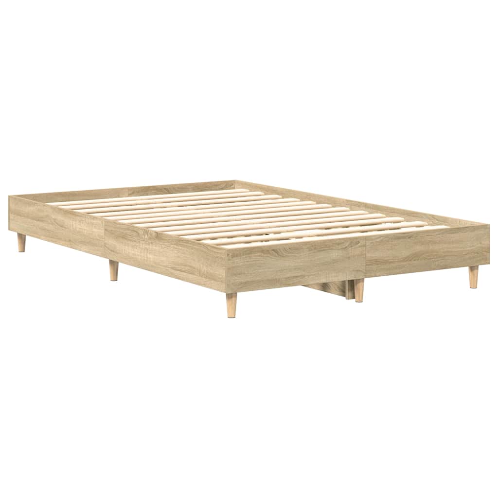 vidaXL Πλαίσιο Κρεβατιού χωρίς Στρώμα Sonoma Δρυς 120x200εκ. Επ. Ξύλο