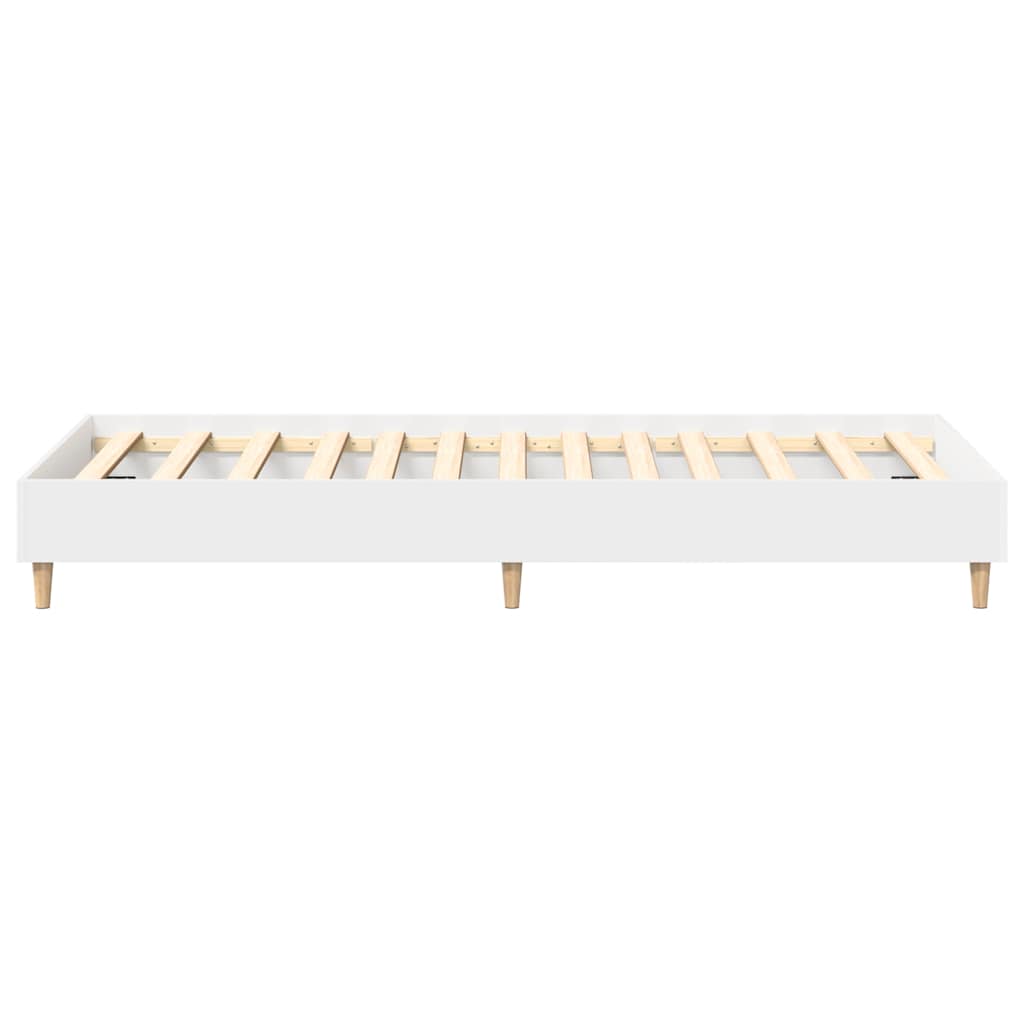 vidaXL Πλαίσιο κρεβατιού χωρίς στρώμα Λευκό 100x200 cm
