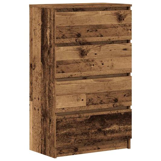vidaXL Sideboard Παλιό ξύλο 60x35x98,5 cm Ξύλο μηχανής