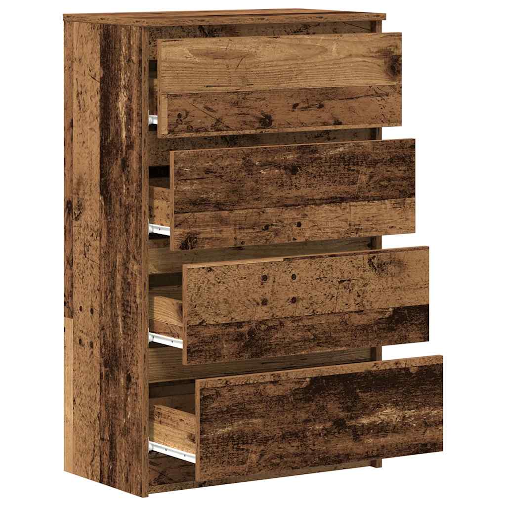 vidaXL Sideboard Παλιό ξύλο 60x35x98,5 cm Ξύλο μηχανής