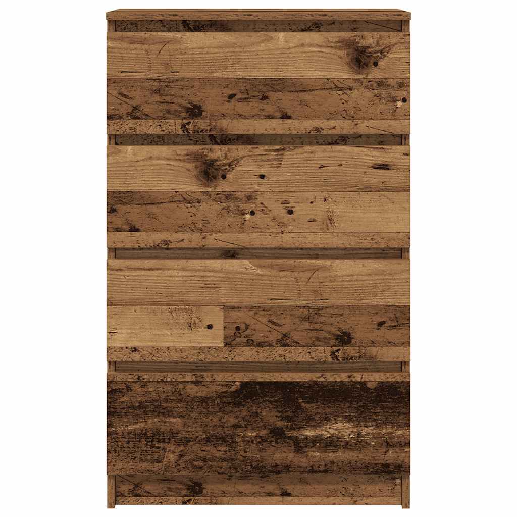 vidaXL Sideboard Παλιό ξύλο 60x35x98,5 cm Ξύλο μηχανής