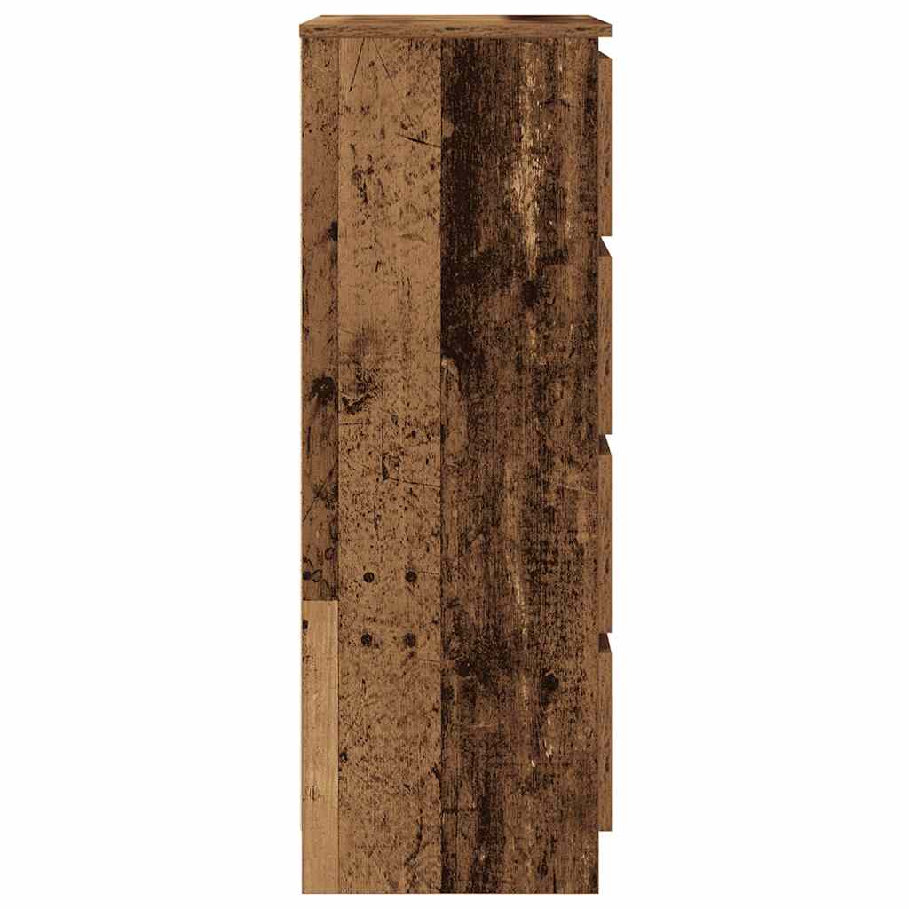 vidaXL Sideboard Παλιό ξύλο 60x35x98,5 cm Ξύλο μηχανής