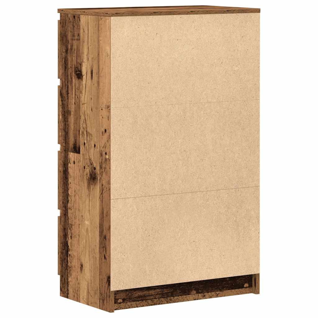 vidaXL Sideboard Παλιό ξύλο 60x35x98,5 cm Ξύλο μηχανής