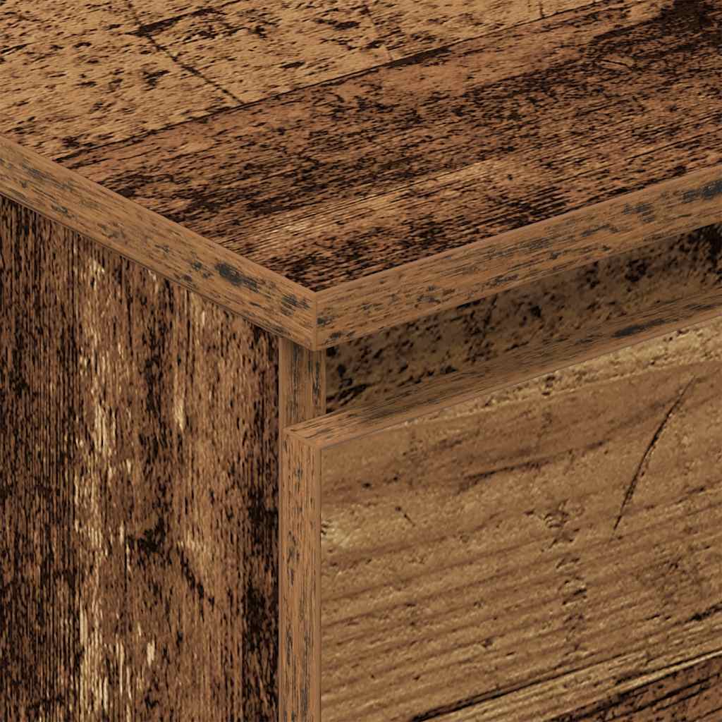 vidaXL Sideboard Παλιό ξύλο 60x35x98,5 cm Ξύλο μηχανής