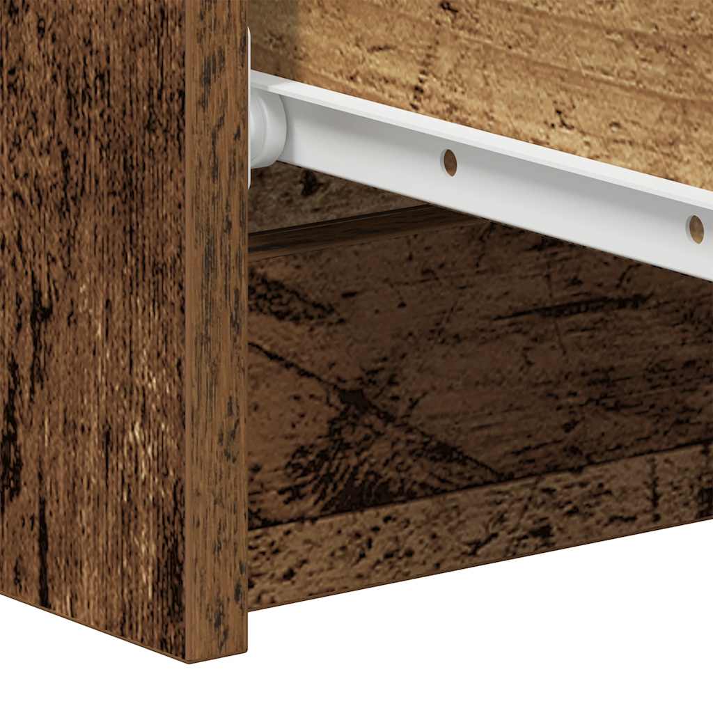 vidaXL Sideboard Παλιό ξύλο 60x35x98,5 cm Ξύλο μηχανής
