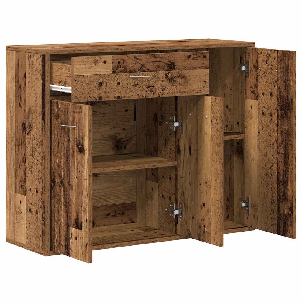 vidaXL Sideboard Παλιό ξύλο 88x30x70 cm Ξύλο μηχανής