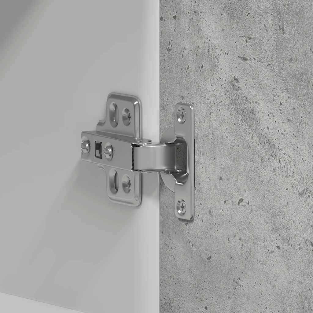 vidaXL ντουλάπι τοίχου κουζίνας σκυρόδεμα γκρι 60x31x60 cm