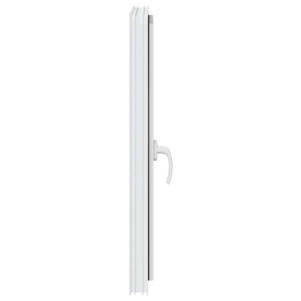 vidaXL Παράθυρο Υπογείου "RISOR" 60x100 εκ. Ανακλινόμενο & Περιστρεφόμενο DIN Δεξιό Λευκό