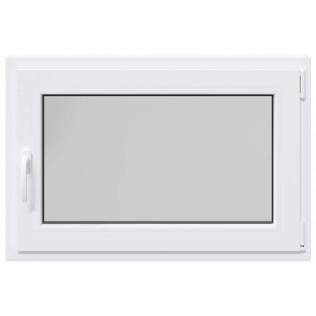 vidaXL Παράθυρο Υπογείου "RISOR" 90x50 εκ. Ανακλινόμενο & Περιστρεφόμενο DIN Δεξιό Λευκό