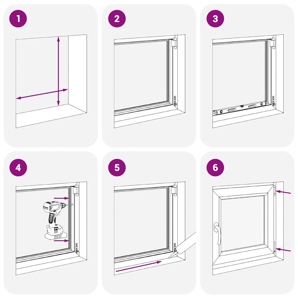 vidaXL Παράθυρο Υπογείου "RISOR" 50x50 εκ. Ανακλινόμενο & Περιστρεφόμενο DIN Δεξί Ανθρακί