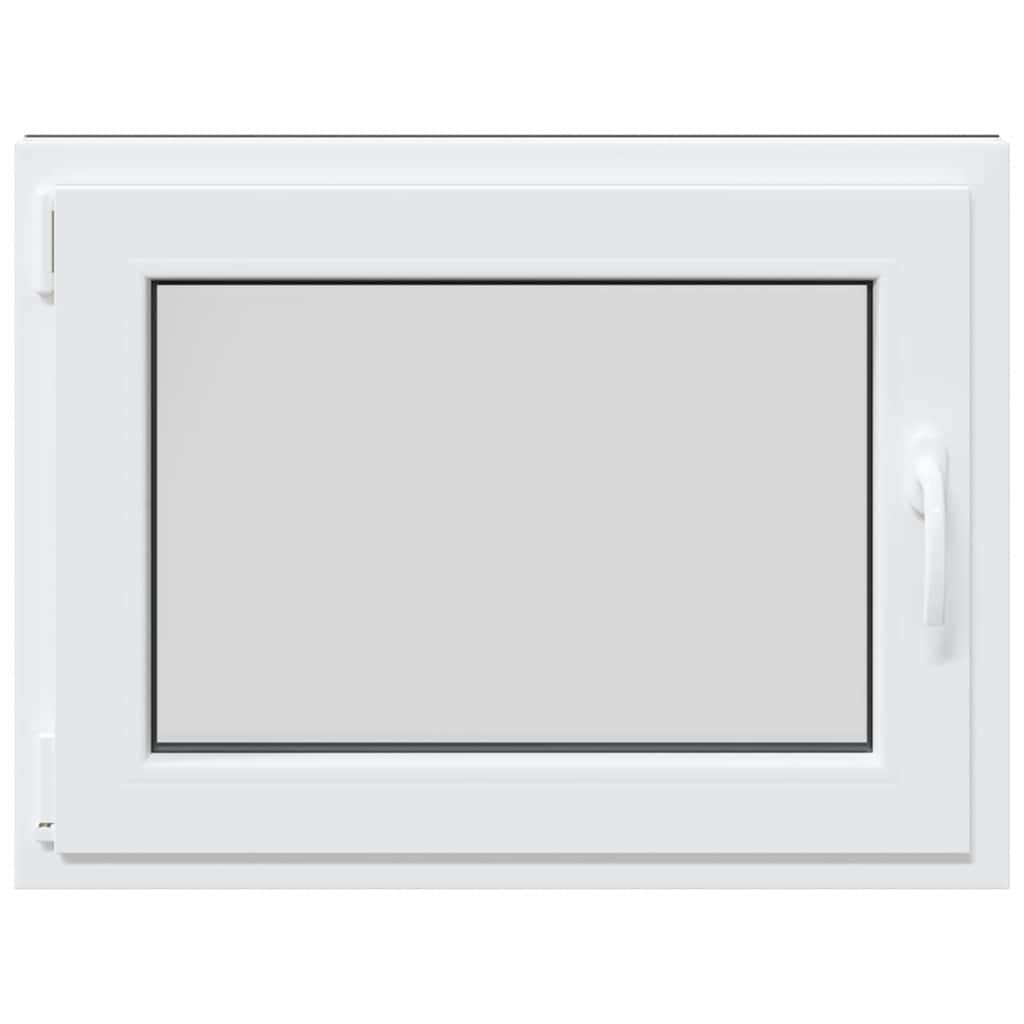 vidaXL Παράθυρο Υπογείου "RISOR" 80x70 εκ. Ανακλινόμενο & Περιστρεφόμενο DIN Αριστερό Ανθρακί