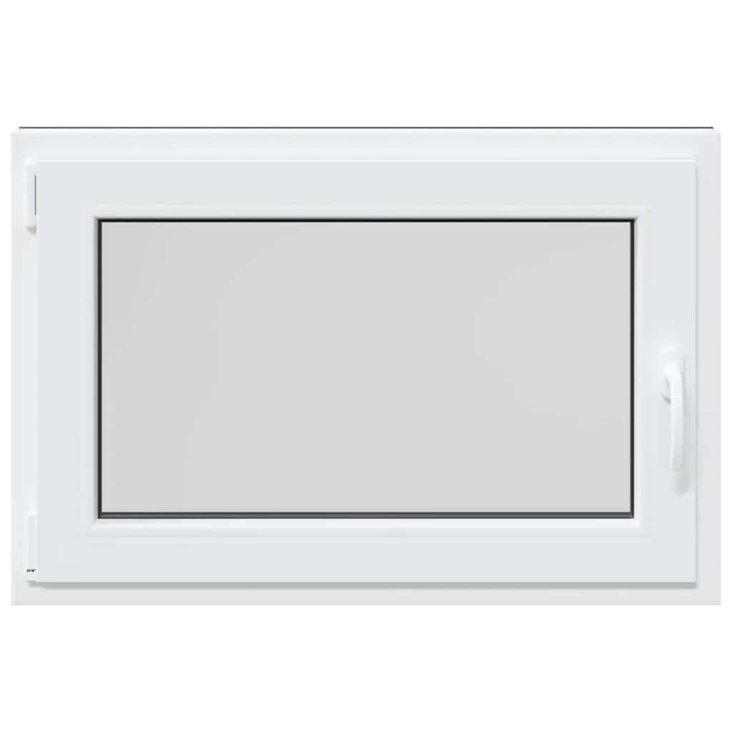 vidaXL Παράθυρο Υπογείου "RISOR" 90x50 εκ. Ανακλινόμενο & Περιστρεφόμενο DIN Αριστερό Ανθρακί