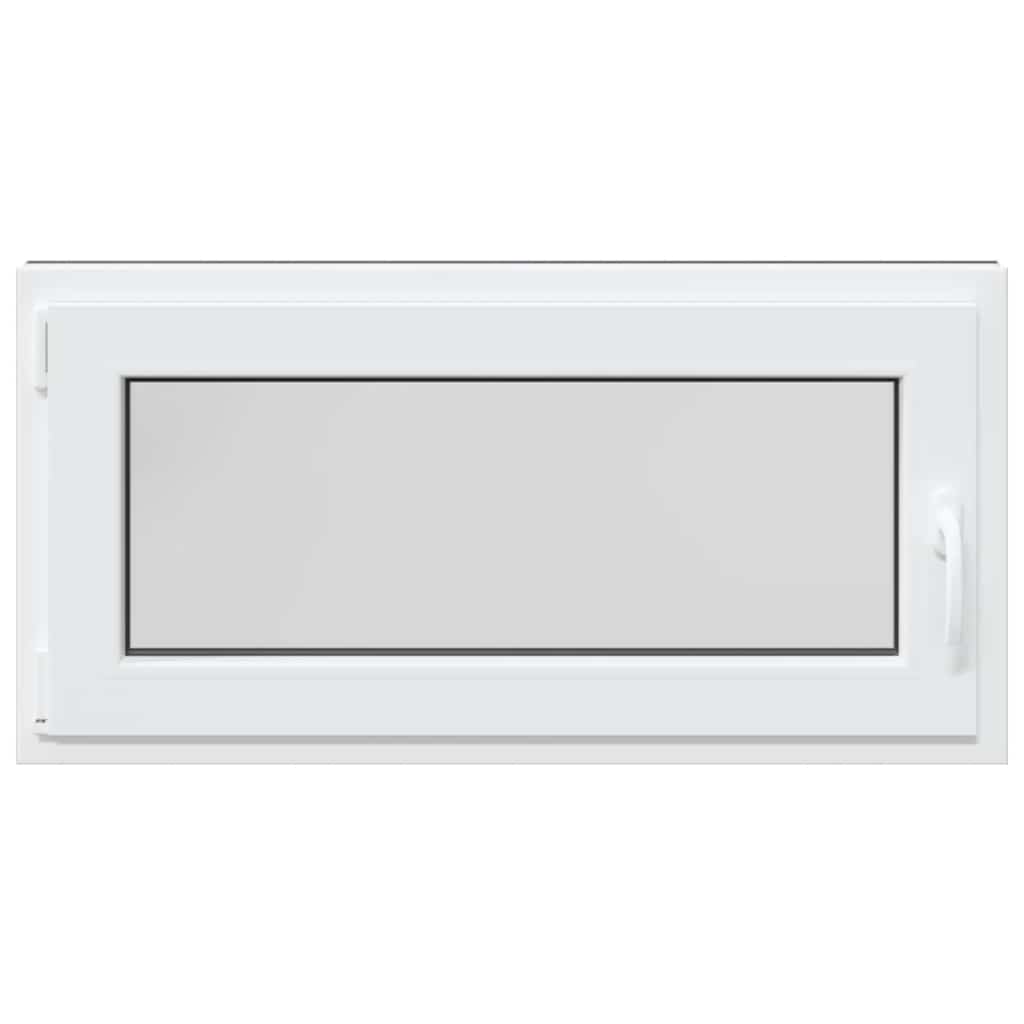 vidaXL Παράθυρο Υπογείου "RISOR" 100x50 εκ. Ανακλινόμενο & Περιστρεφόμενο DIN Αριστερό Ανθρακί