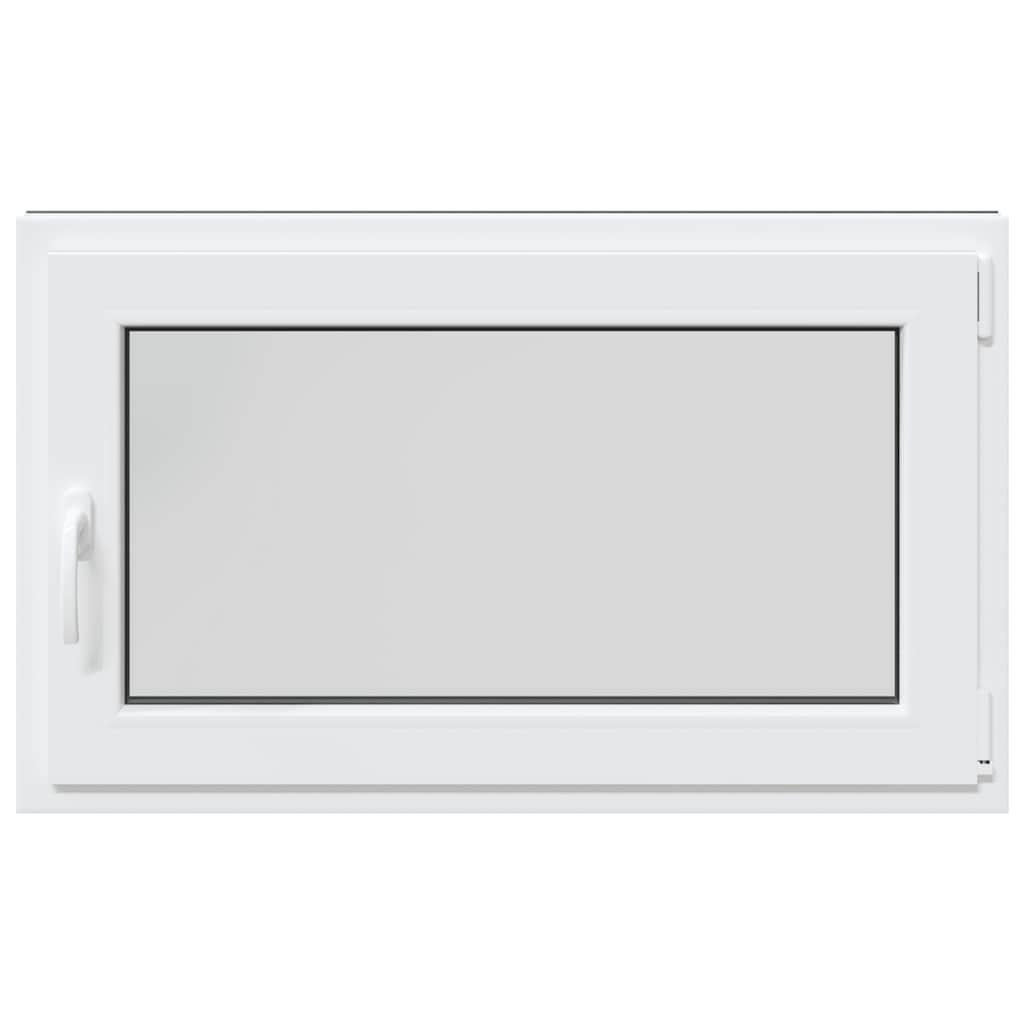 vidaXL Παράθυρο Υπογείου "RISOR" 100x60 εκ. Ανακλινόμενο & Περιστρεφόμενο DIN Δεξί Ανθρακί