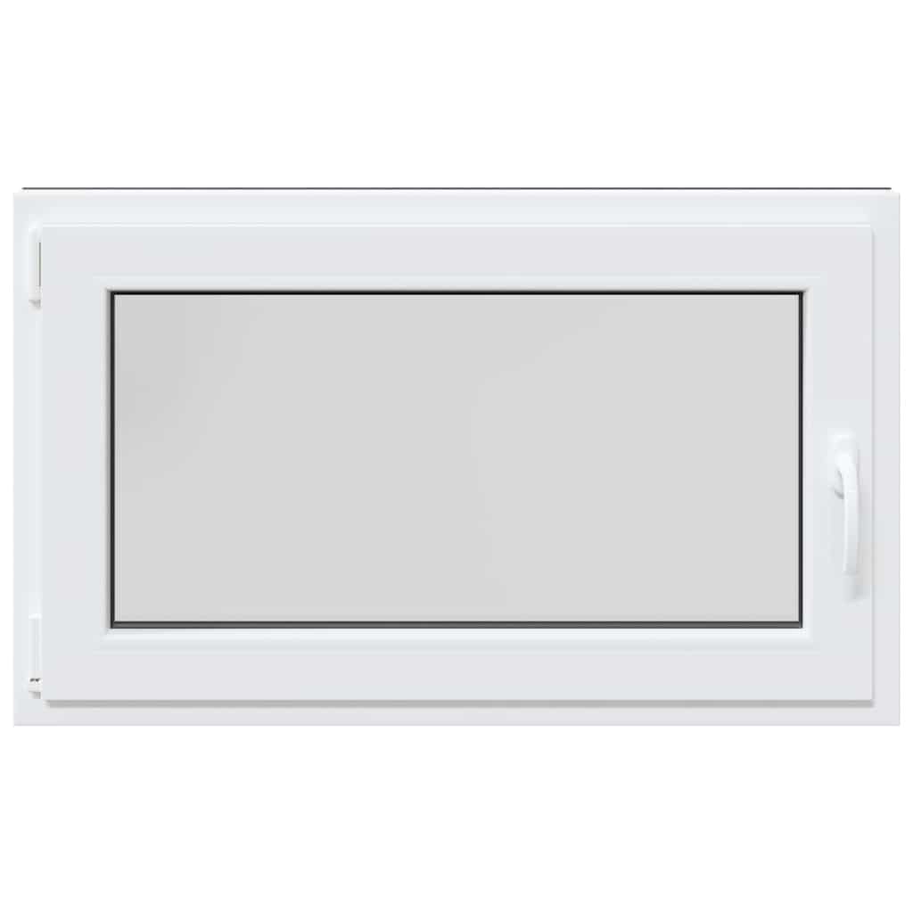 vidaXL Παράθυρο Υπογείου "RISOR" 100x60 εκ. Ανακλινόμενο & Περιστρεφόμενο DIN Αριστερό Ανθρακί