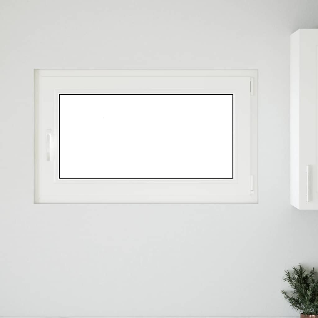 vidaXL Παράθυρο Υπογείου "RISOR" 100x70 εκ. Ανακλινόμενο & Περιστρεφόμενο DIN Δεξί Ανθρακί