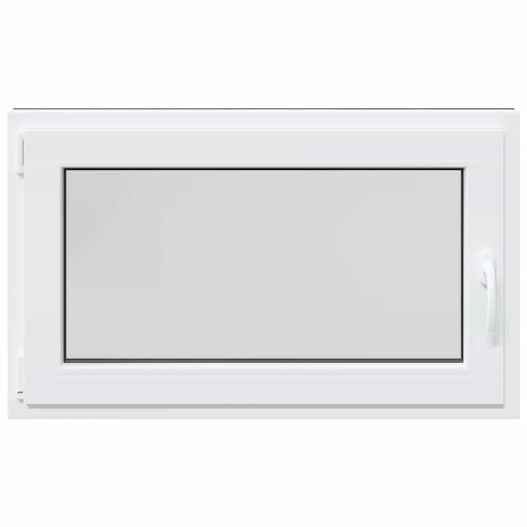 vidaXL Παράθυρο Υπογείου "RISOR" 100x70 εκ. Ανακλινόμενο & Περιστρεφόμενο DIN Αριστερό Ανθρακί