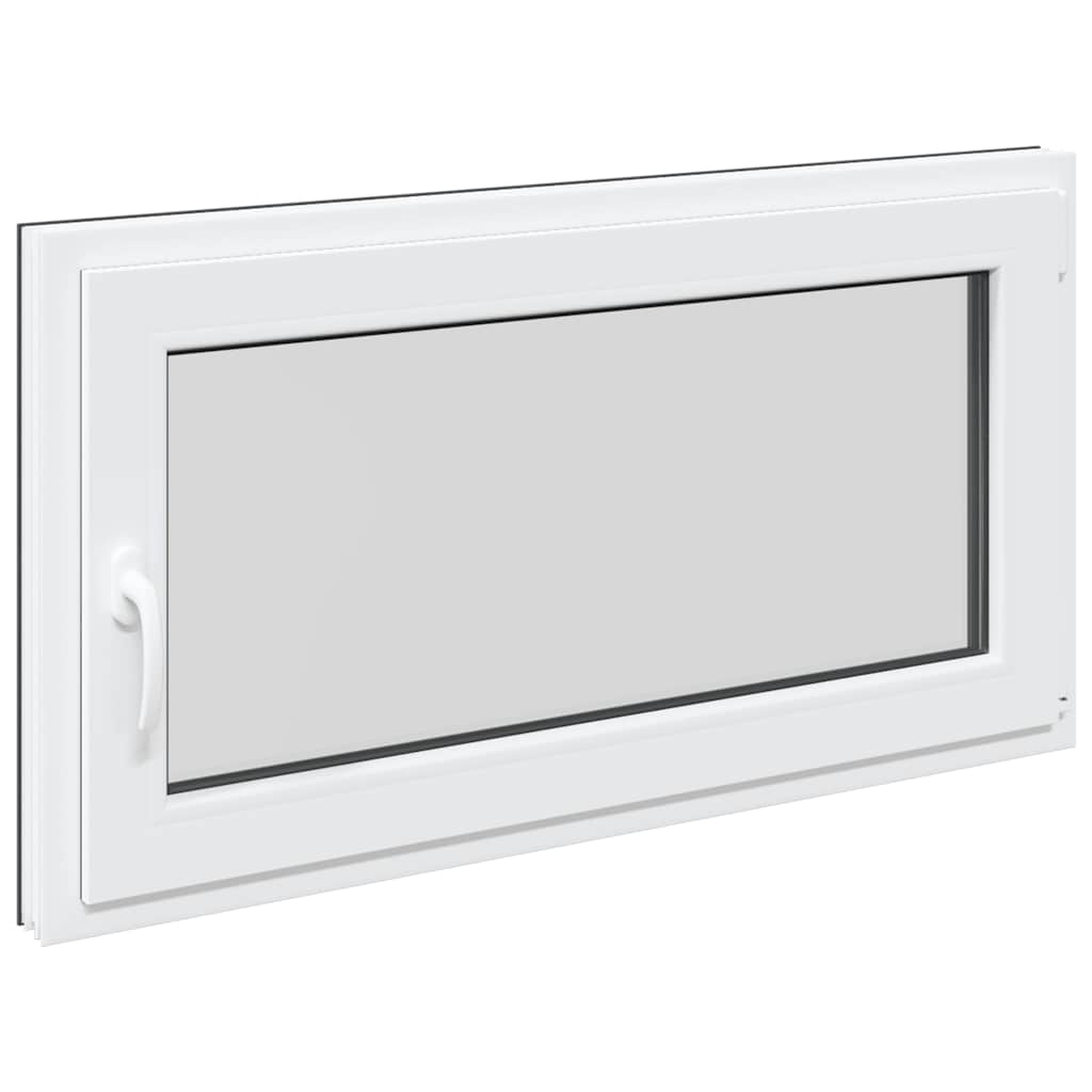 vidaXL Παράθυρο Υπογείου "RISOR" 110x70 εκ. Ανακλινόμενο & Περιστρεφόμενο DIN Δεξί Ανθρακί