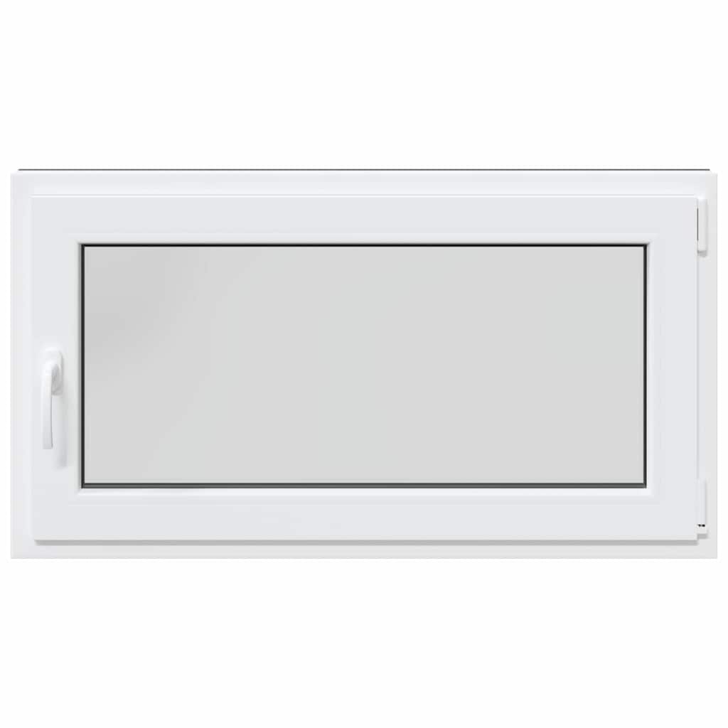 vidaXL Παράθυρο Υπογείου "RISOR" 110x70 εκ. Ανακλινόμενο & Περιστρεφόμενο DIN Δεξί Ανθρακί