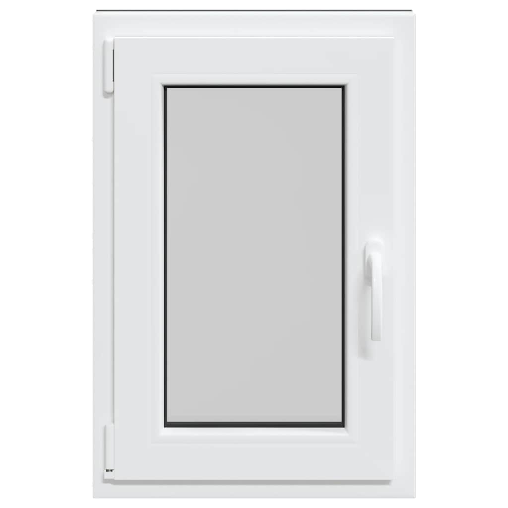 vidaXL Παράθυρο Υπογείου "RISOR" 50x75 εκ. Ανακλινόμενο & Περιστρεφόμενο DIN Αριστερό Ανθρακί