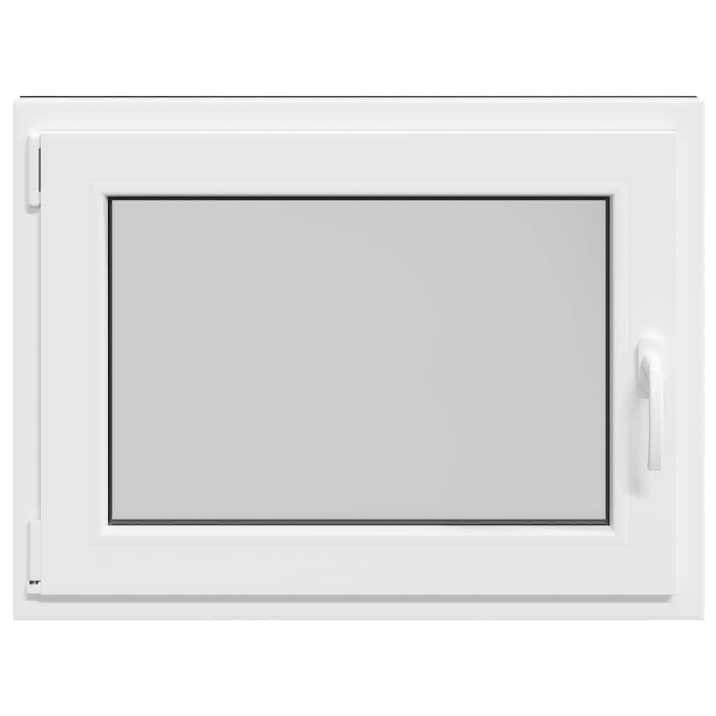 vidaXL Παράθυρο Υπογείου "RISOR" 80x70 εκ. Ανακλινόμενο & Περιστρεφόμενο DIN Αριστερό Ανθρακί