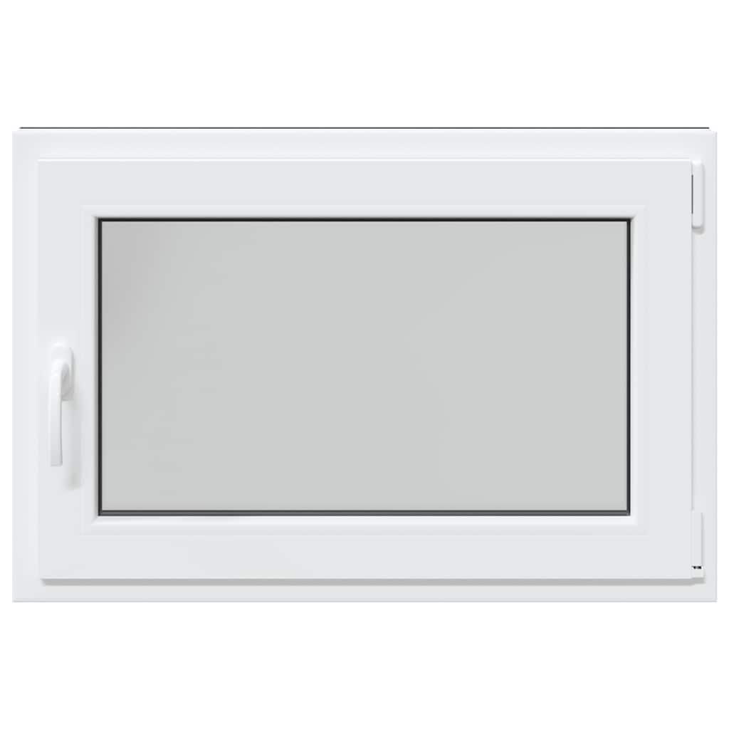 vidaXL Παράθυρο Υπογείου "RISOR" 90x70 εκ. Ανακλινόμενο & Περιστρεφόμενο DIN Δεξί Ανθρακί