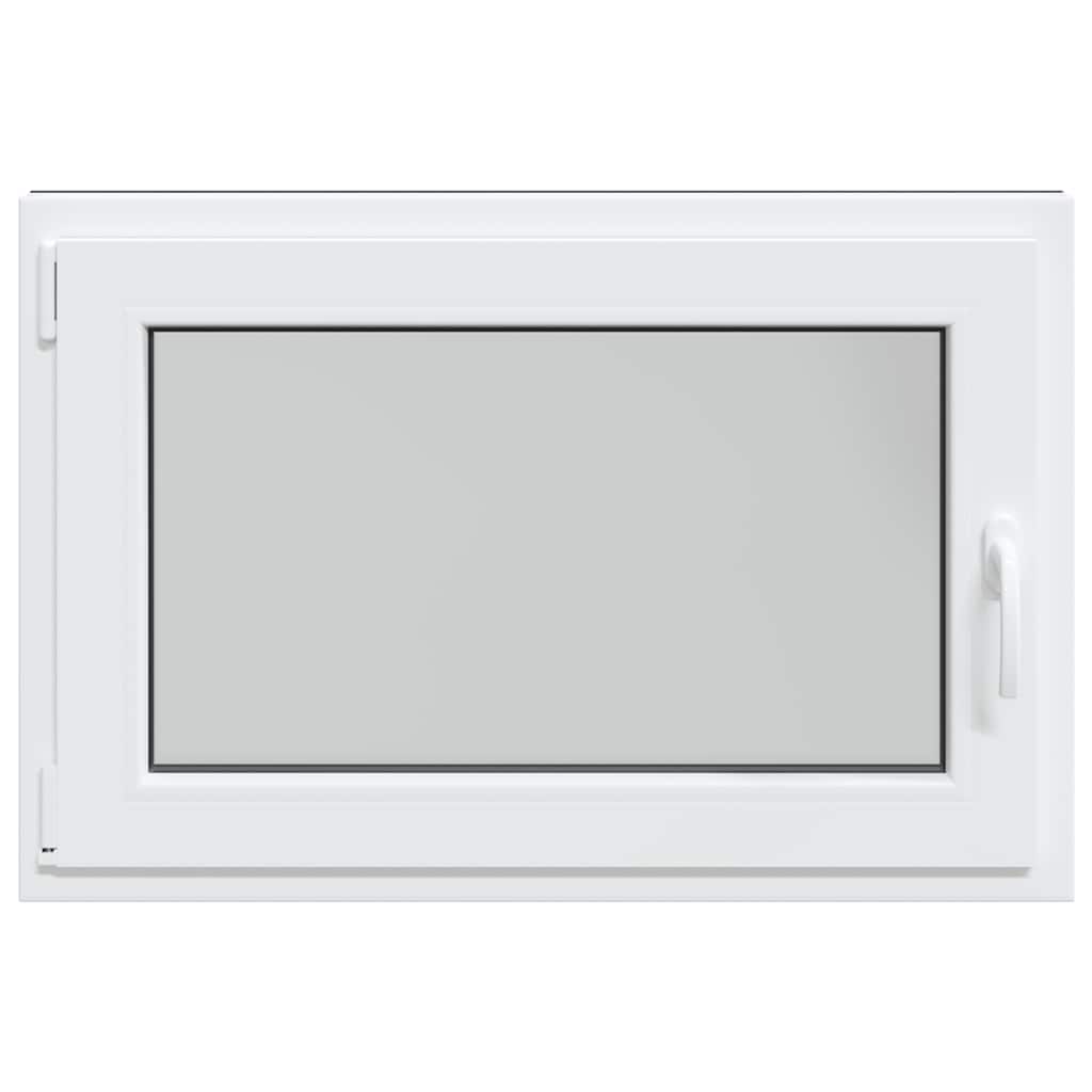 vidaXL Παράθυρο Υπογείου "RISOR" 90x70 εκ. Ανακλινόμενο & Περιστρεφόμενο DIN Αριστερό Ανθρακί