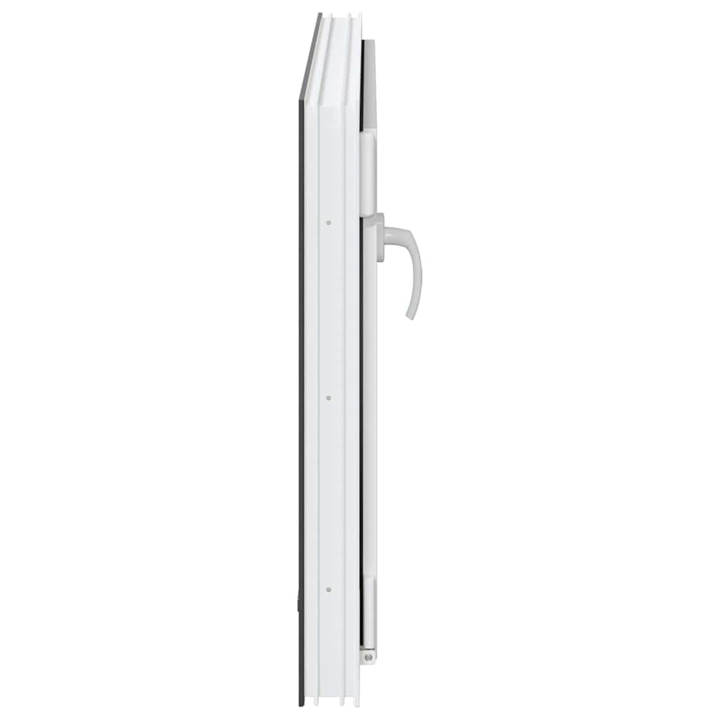 vidaXL Παράθυρο Υπογείου "RISOR" 90x70 εκ. Ανακλινόμενο & Περιστρεφόμενο DIN Αριστερό Ανθρακί