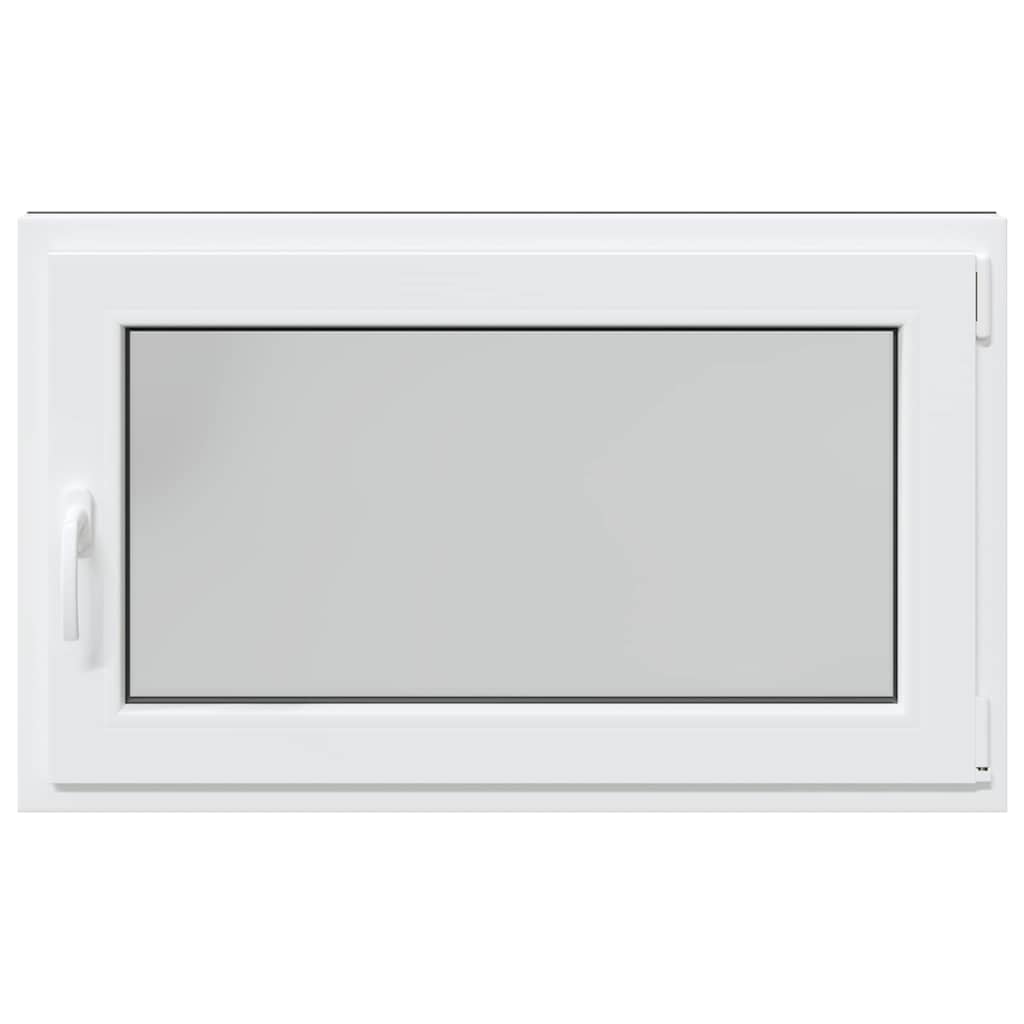 vidaXL Παράθυρο Υπογείου "RISOR" 100x50 εκ. Ανακλινόμενο & Περιστρεφόμενο DIN Δεξί Ανθρακί