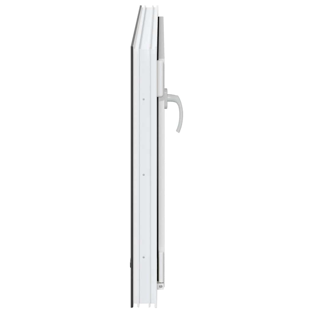 vidaXL Παράθυρο Υπογείου "RISOR" 100x50 εκ. Ανακλινόμενο & Περιστρεφόμενο DIN Αριστερό Ανθρακί