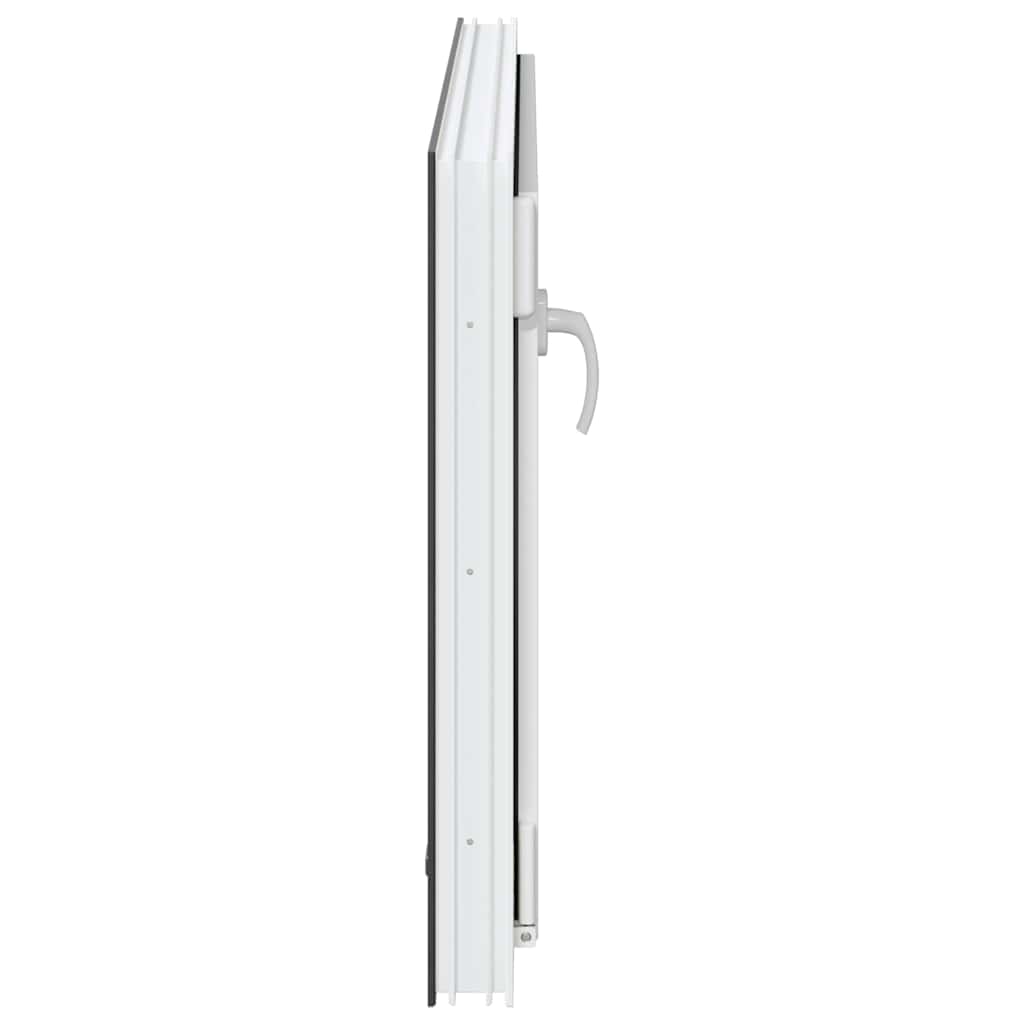 vidaXL Παράθυρο Υπογείου "RISOR" 100x60 εκ. Ανακλινόμενο & Περιστρεφόμενο DIN Αριστερό Ανθρακί