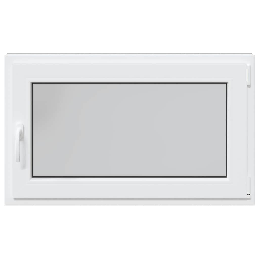 vidaXL Παράθυρο Υπογείου "RISOR" 100x70 εκ. Ανακλινόμενο & Περιστρεφόμενο DIN Δεξί Ανθρακί