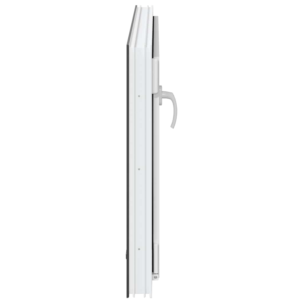 vidaXL Παράθυρο Υπογείου "RISOR" 100x70 εκ. Ανακλινόμενο & Περιστρεφόμενο DIN Αριστερό Ανθρακί