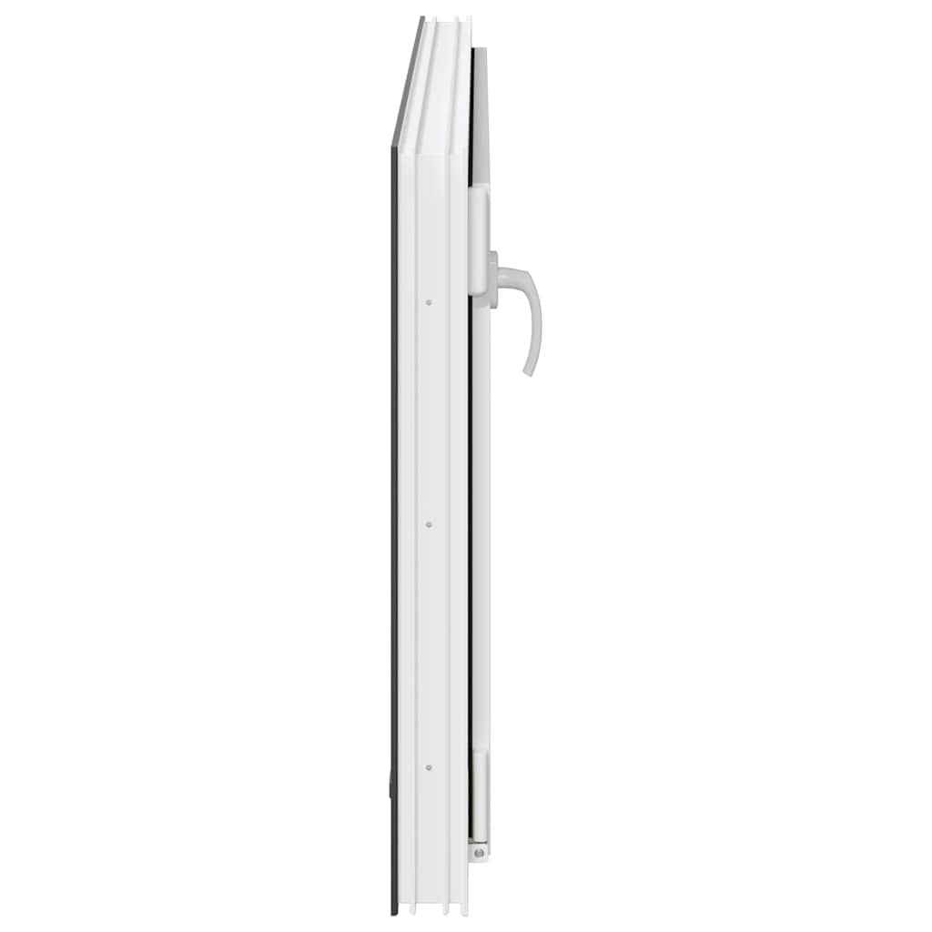 vidaXL Παράθυρο Υπογείου "RISOR" 110x50 εκ. Ανακλινόμενο & Περιστρεφόμενο DIN Αριστερό Ανθρακί