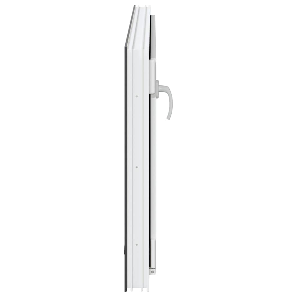 vidaXL Παράθυρο Υπογείου "RISOR" 110x70 εκ. Ανακλινόμενο & Περιστρεφόμενο DIN Αριστερό Ανθρακί