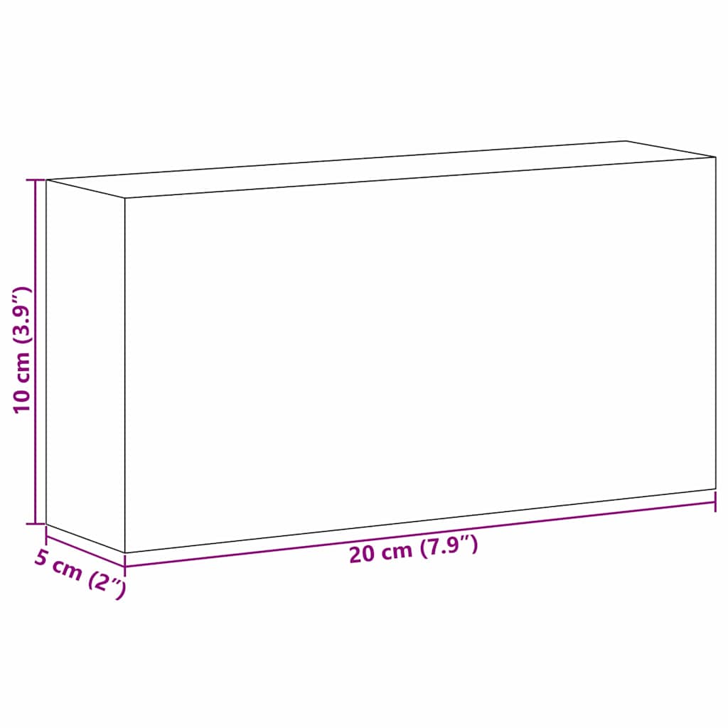 vidaXL Ροζ Αλατόπετρες 10 τεμάχια 20x10x5 εκ. 23 κιλά