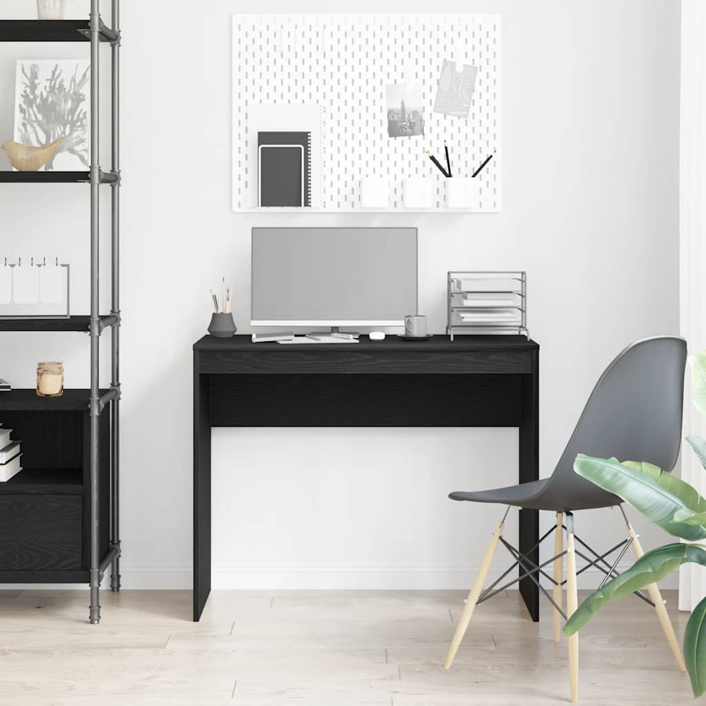 vidaXL Γραφείο Μαύρη Δρυς 90x40x72 εκ. από Τεχνητό Ξύλο