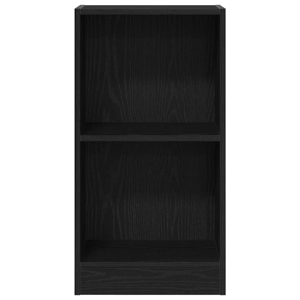 vidaXL Βιβλιοθήκη Μαύρη Δρυς 40x24x76 εκ. από Τεχνητό Ξύλο