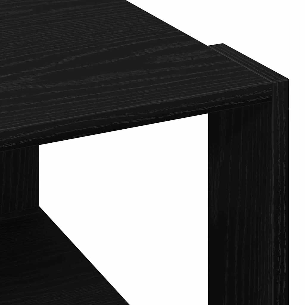 vidaXL Τραπεζάκι σαλονιού Μαύρη Οξυά 85 x 55 x 31 cm