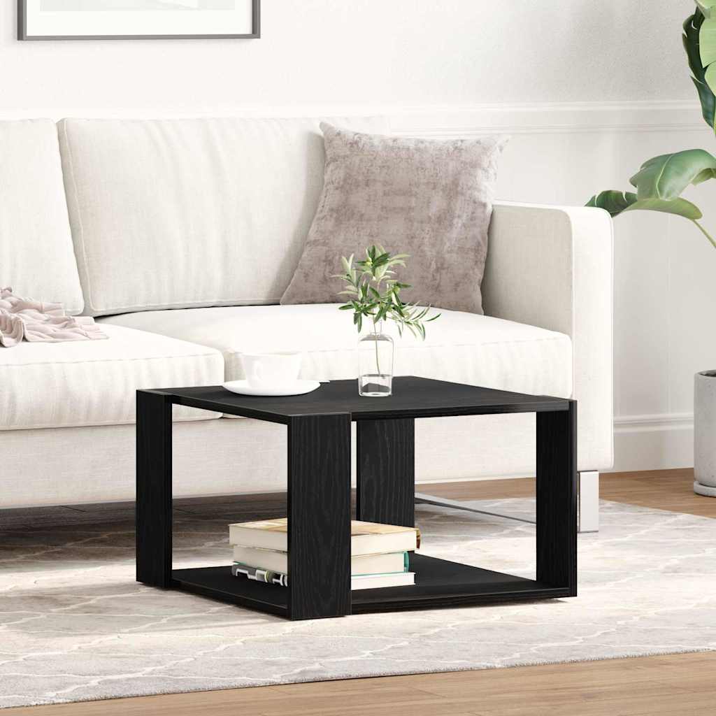 vidaXL Τραπεζάκι σαλονιού Μαύρη Οξυά 85 x 55 x 31 cm