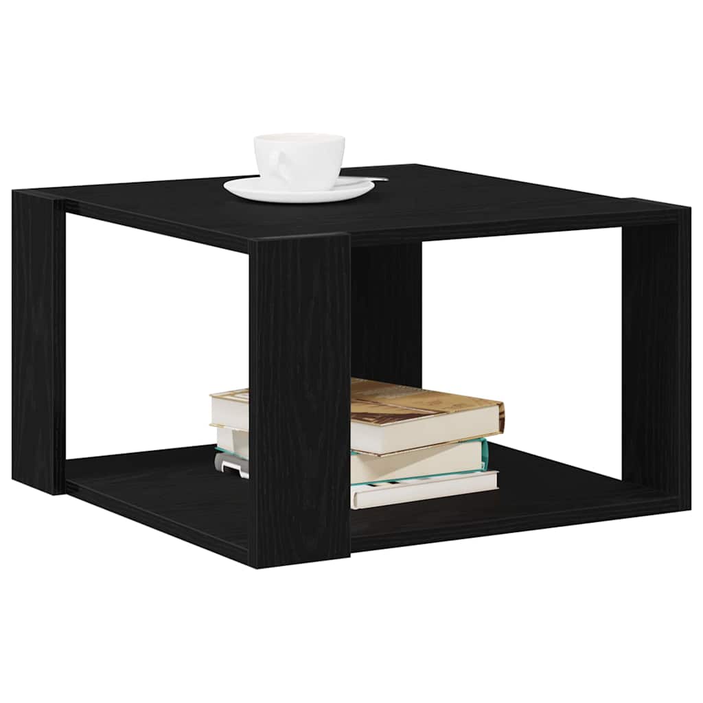 vidaXL Τραπεζάκι σαλονιού Μαύρη Οξυά 85 x 55 x 31 cm
