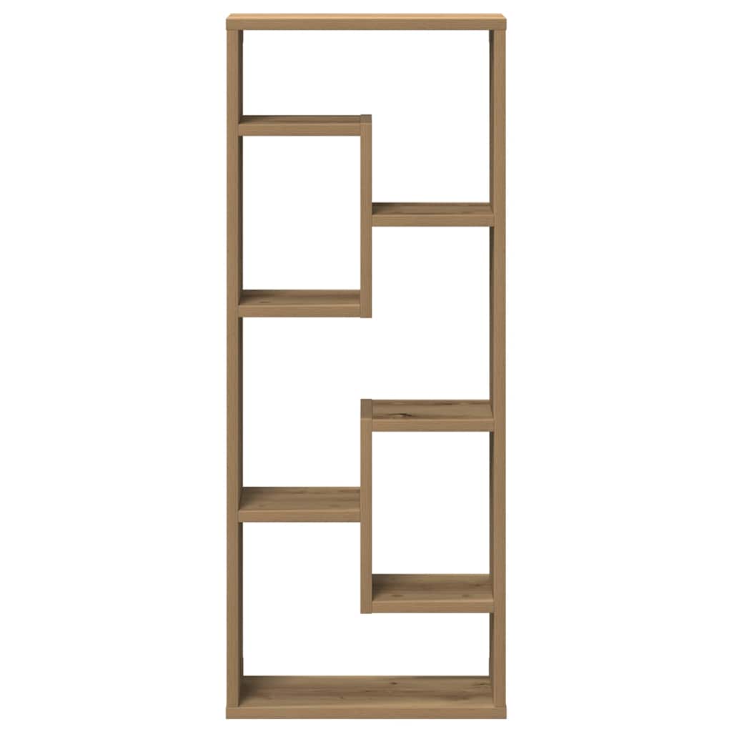 vidaXL Ράφι Τοίχου Χειροποίητο Δρυς 36 x 16 x 90 εκ. από Τεχνητό Ξύλο