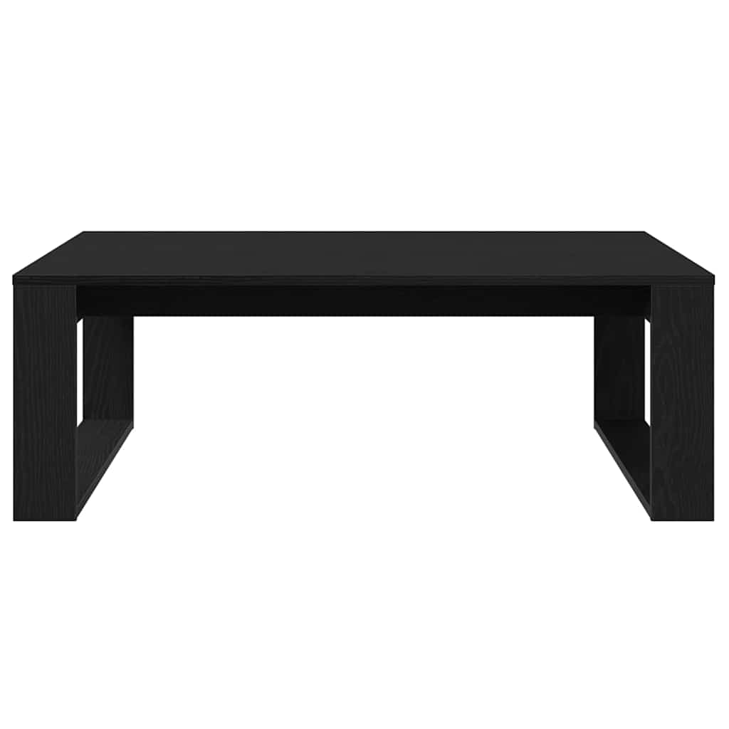 vidaXL Τραπεζάκι σαλονιού Μαύρη Οξυά 100 x 100 x 35 cm
